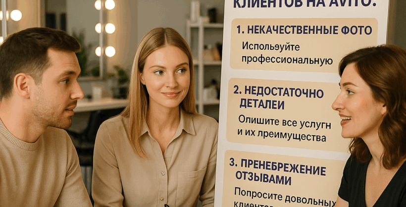 Как избежать 3 главных ошибок новичков на Авито и привлечь клиентов мгновенно