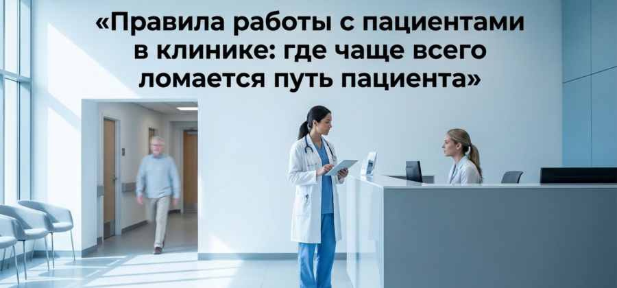 Правила работы с пациентами в клинике: где чаще всего ломается путь пациента
