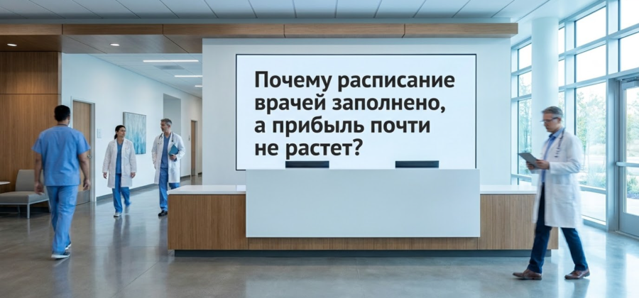 Почему расписание врачей заполнено, а прибыль почти не растет?