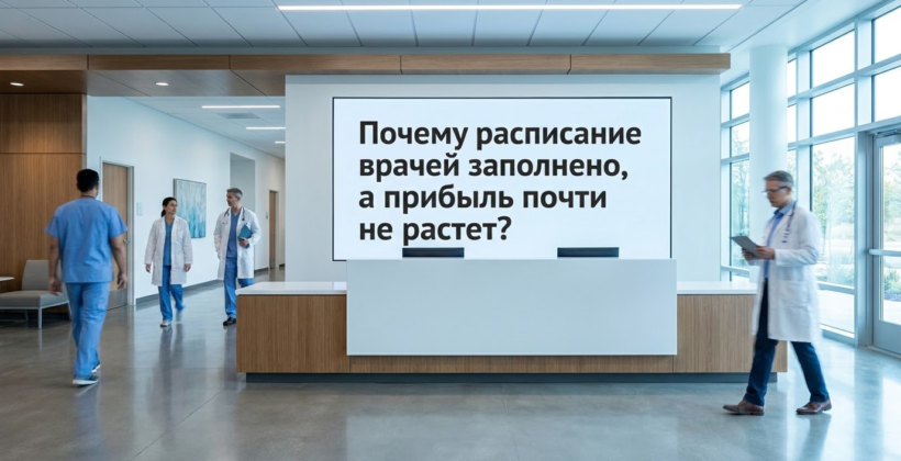 Почему расписание врачей заполнено, а прибыль почти не растет?