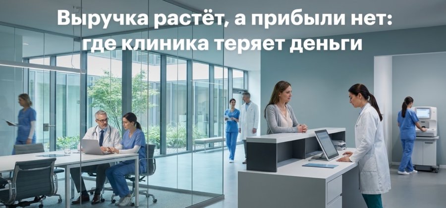 Выручка растёт, а прибыли нет: где клиника теряет деньги