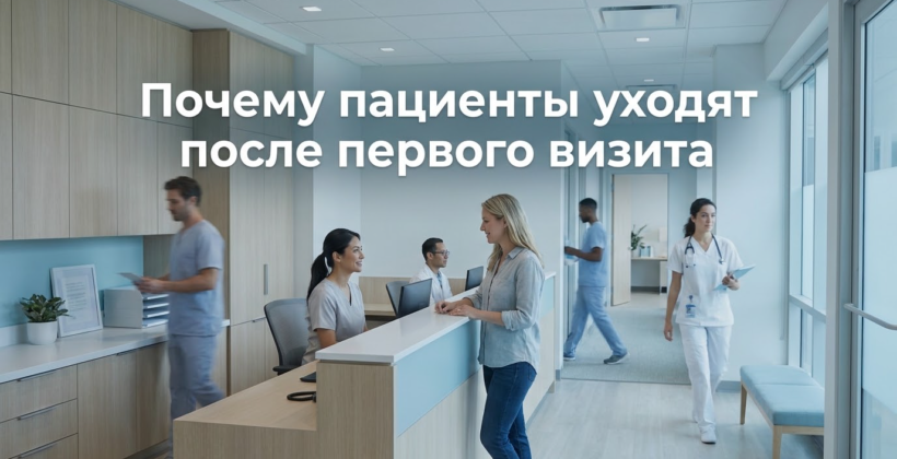Почему пациенты уходят после первого визита
