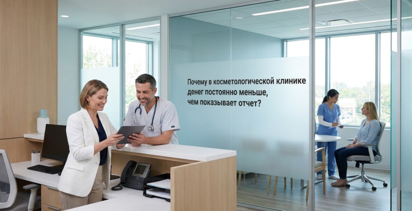 Почему в косметологической клинике денег постоянно меньше, чем показывает отчет?