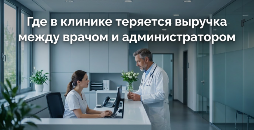 Где в клинике теряется выручка между врачом и администратором