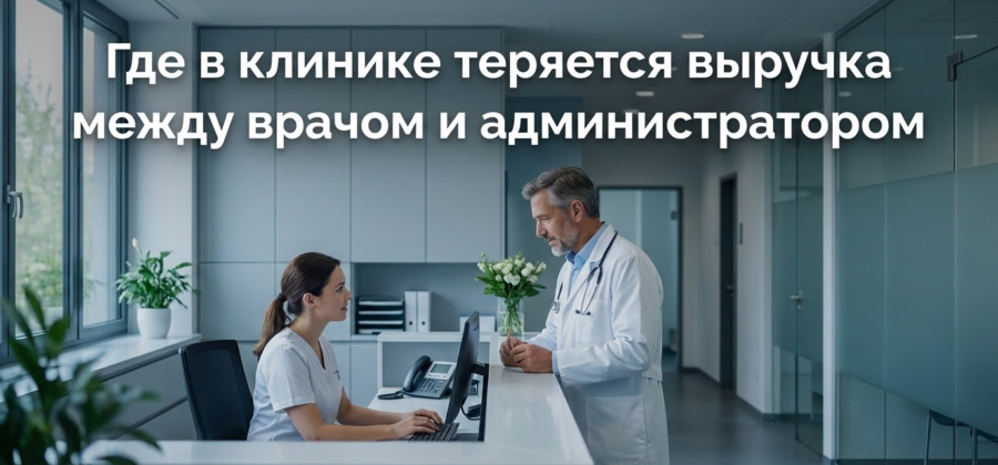 Где в клинике теряется выручка между врачом и администратором
